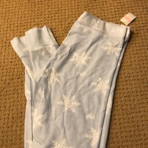 NWT VS Cozy sleep legging Snowflake